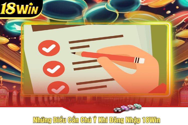 Những Điều Cần Chú Ý Khi Đăng Nhập 18Win